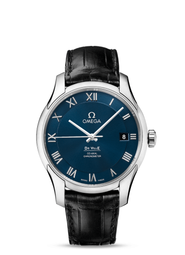 Omega De Ville Co-Axial 41 Stainless Steel / Blue